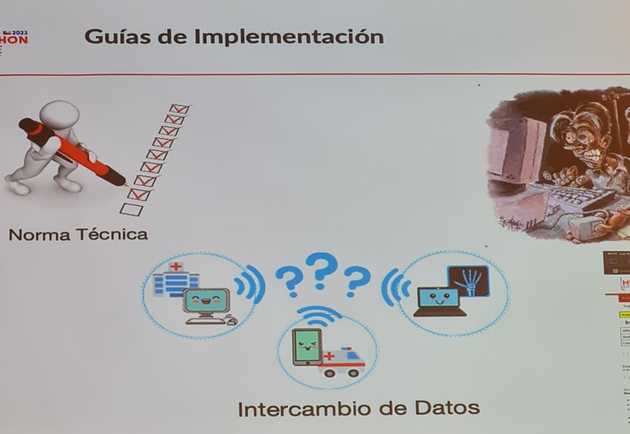 En las diapositivas aparece una imagen que armó Eli con Canva