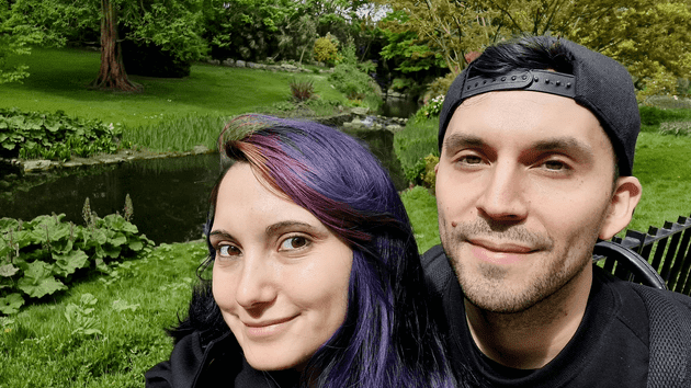 Nico y Eli en Hyde Park, Londres